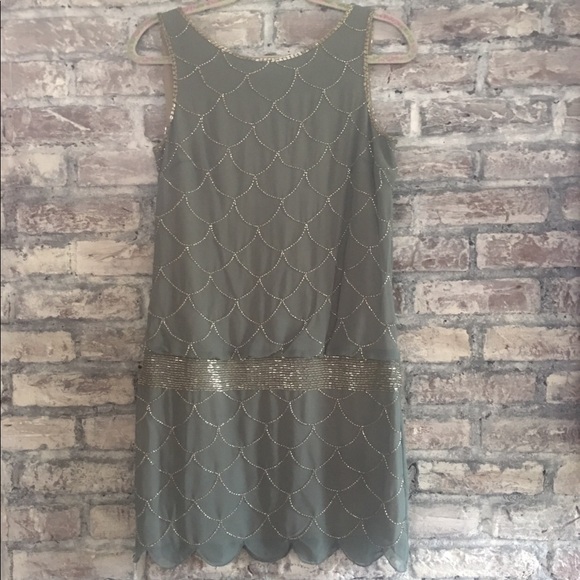 Adrianna Papell Dresses & Skirts - Adrianna Papell teal beaded cocktail/evening dress